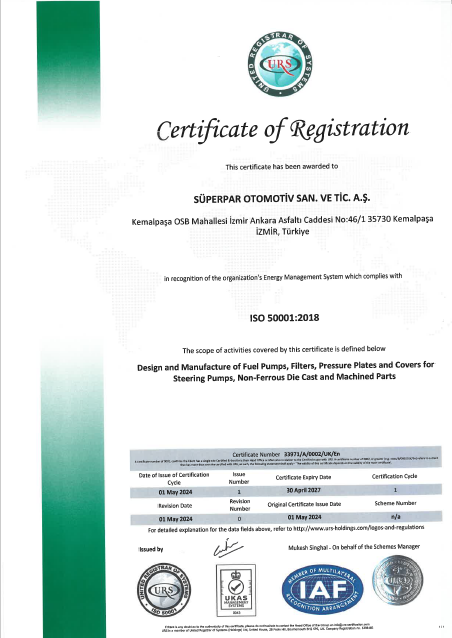 ISO 50001:2008 Energy Management System